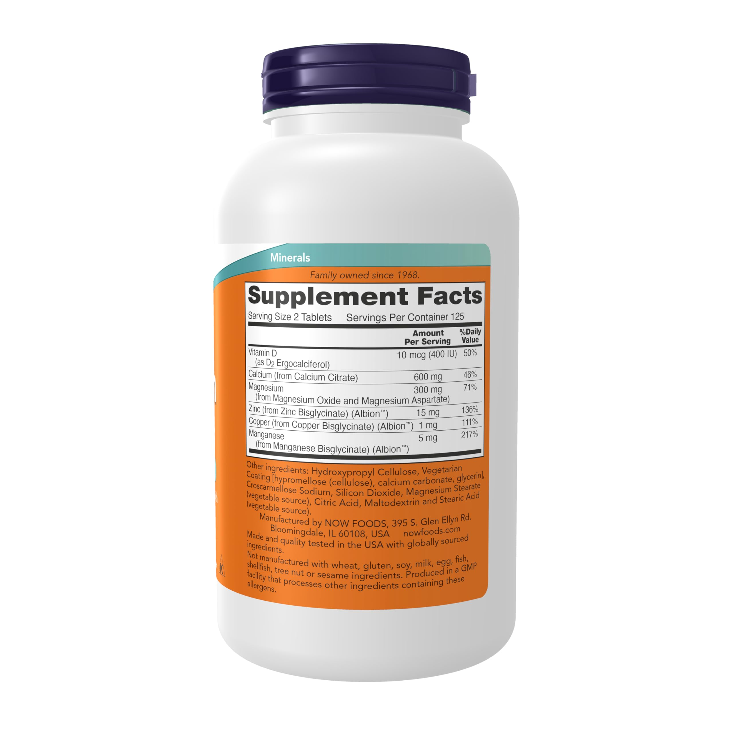 NOW Foods, Calcium Citrate, 250 Tablets