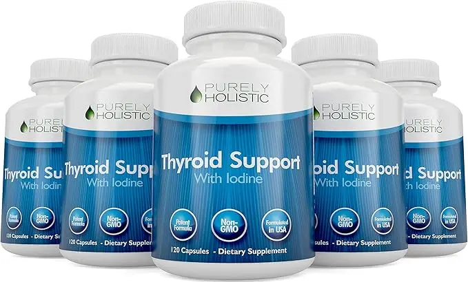 Purely Holistic Thyroid Support Supplement with Iodine