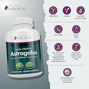 Purely Holistic Astragalus 5,000 mg