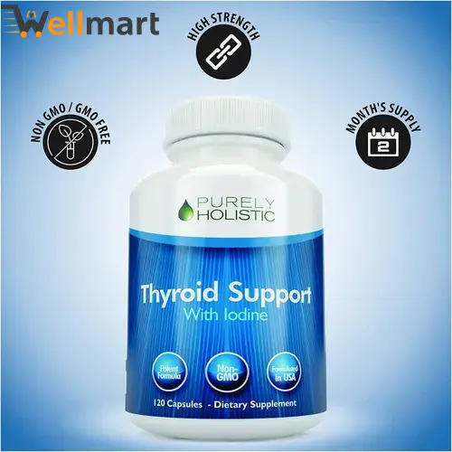 Purely Holistic Thyroid Support Supplement with Iodine
