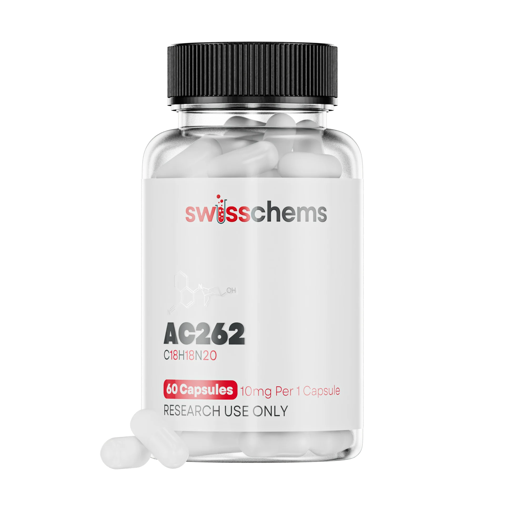 SWISSCHEMS AC-262 10mg Capsules (60 Capsules) – Research Compound in Pakistan