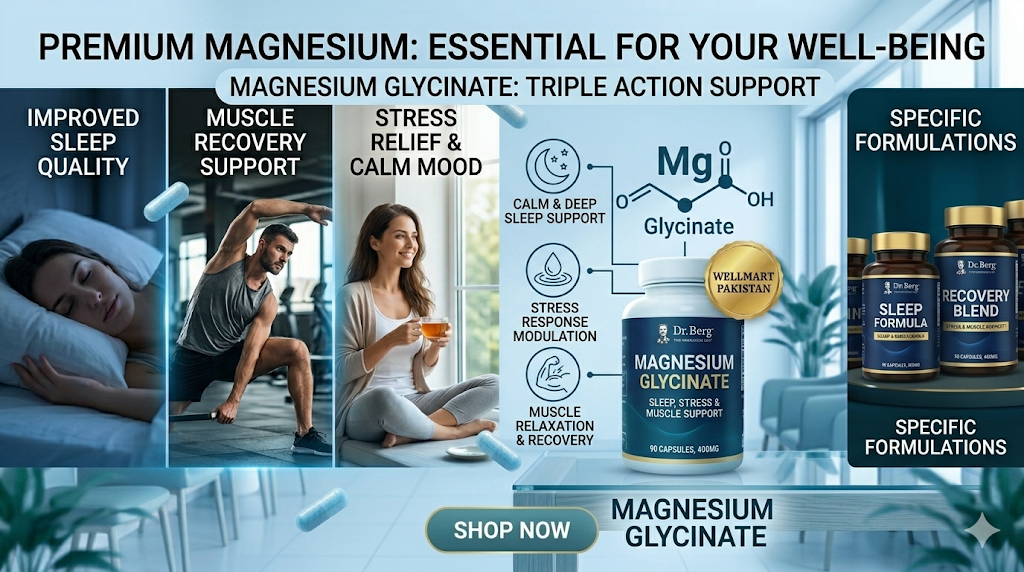 Premium Magnesium Essential Supplement for Daily Wellness, Relaxation, and Overall Well-Being