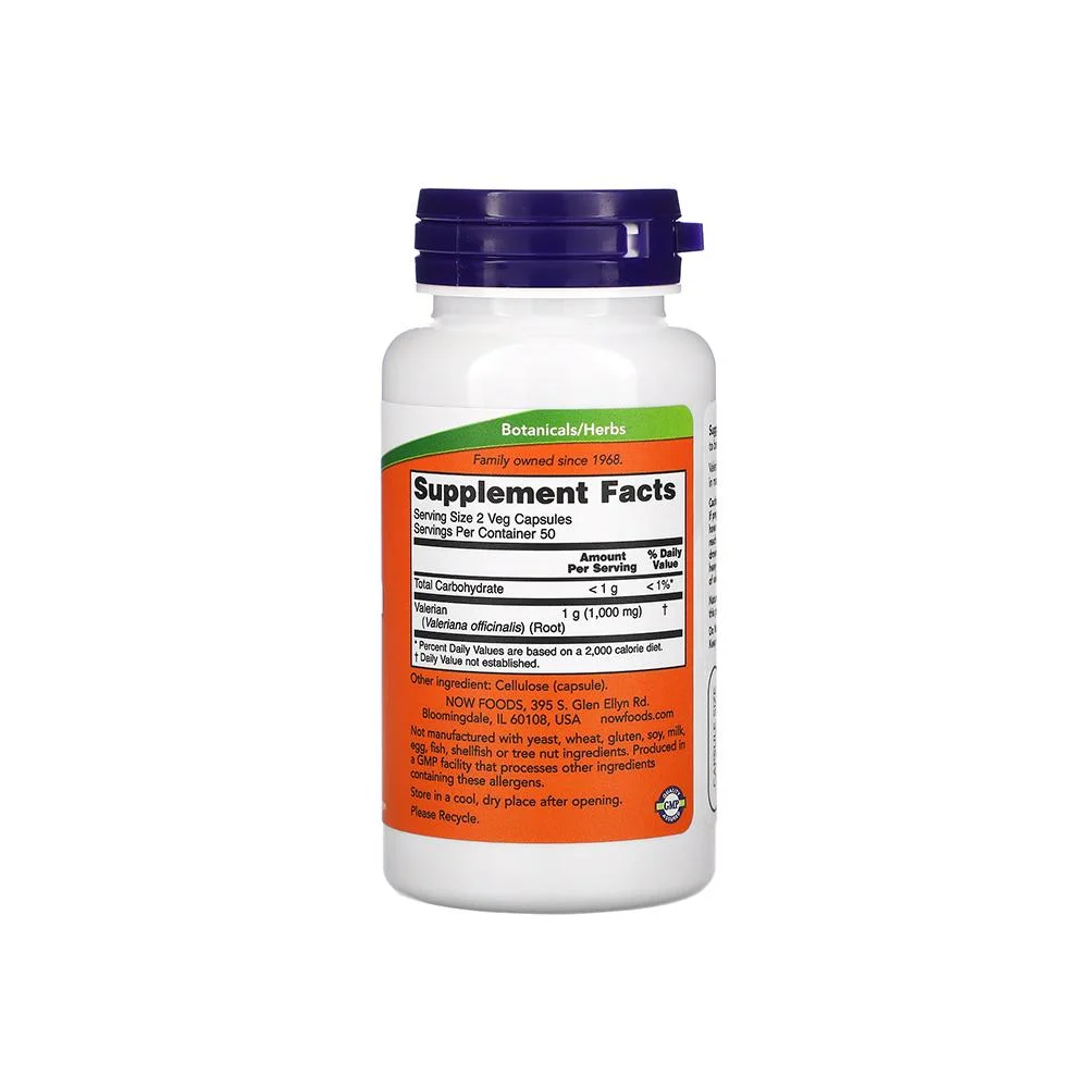 NOW Foods, Valerian Root, 500 mg, 250 Veg Capsules