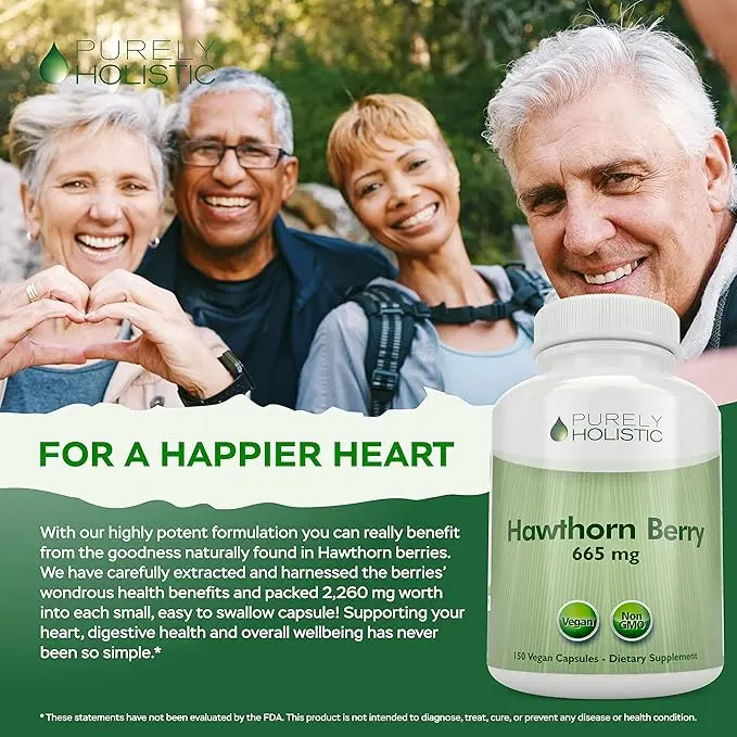 Purely Holistic Hawthorn Berry 4:1 Extract