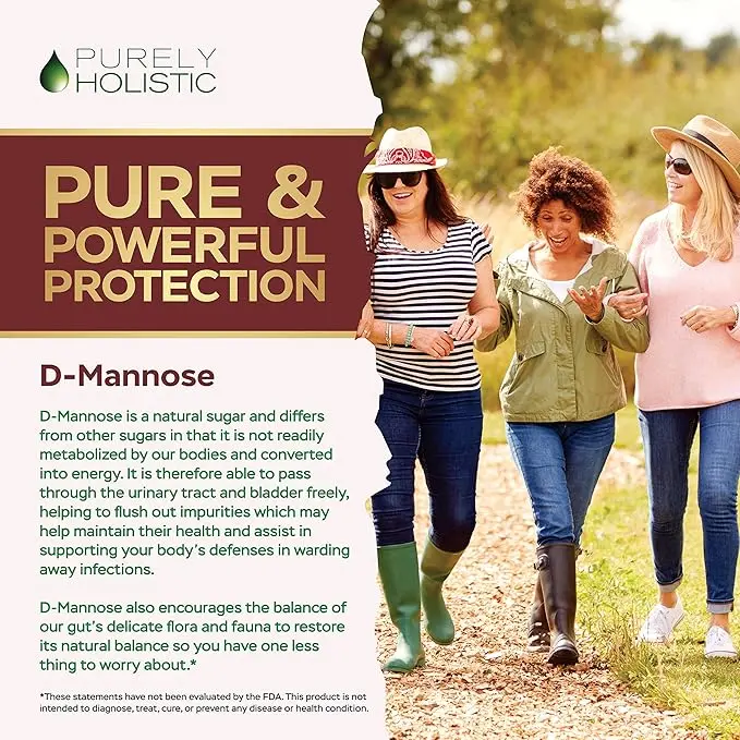 D-Mannose 1300mg with Cranberry & Hibiscus