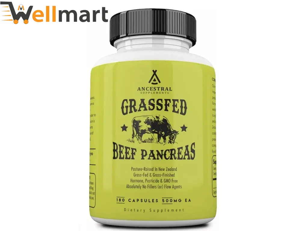 Ancestral Supplements Grass Fed Beef Pancreas Capsules