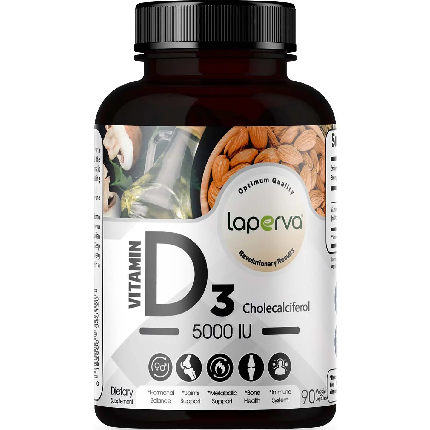 Laperva Vitamin D3 Cholecalciferol Capsules