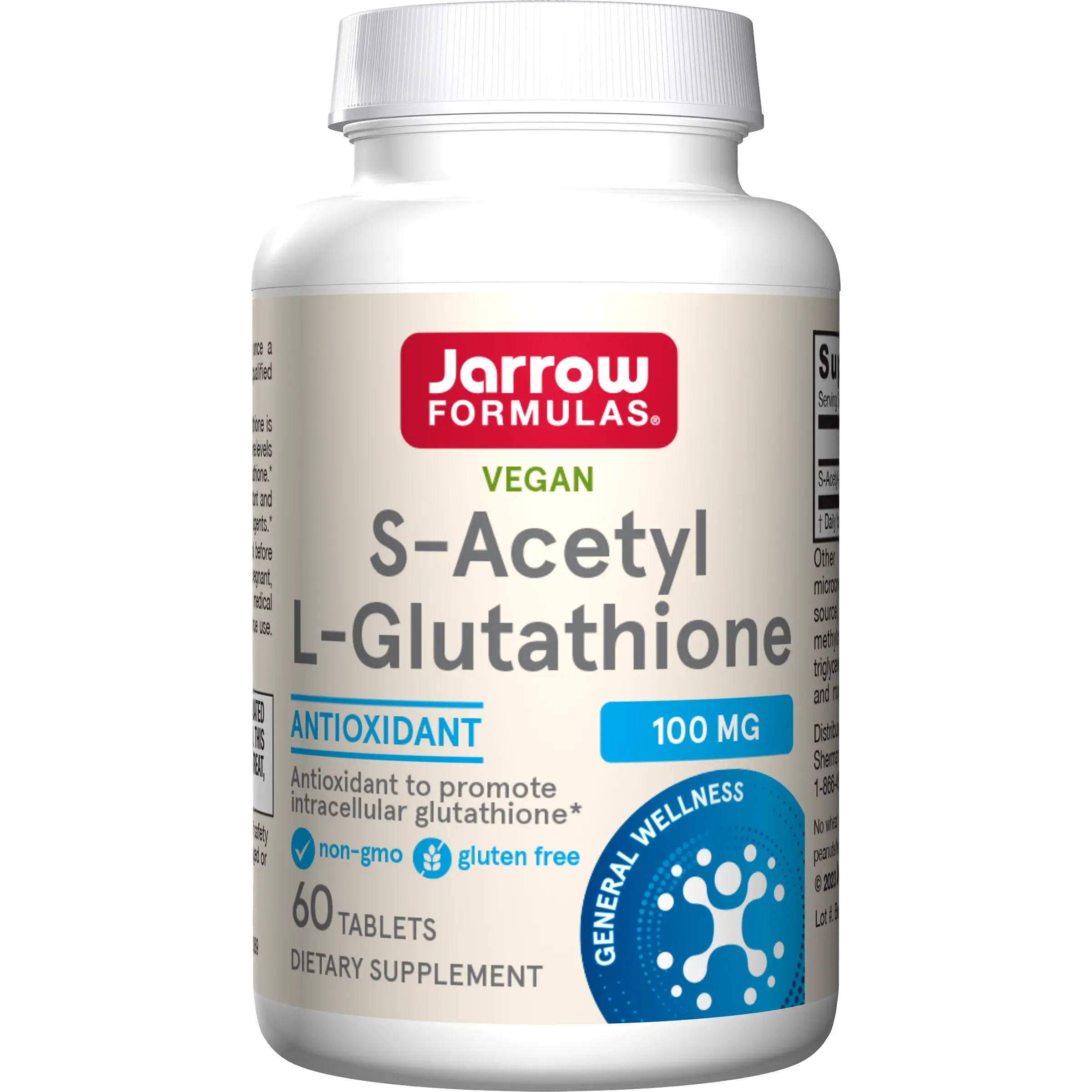 Jarrow Formulas Vegan S-Acetyl L-Glutathione