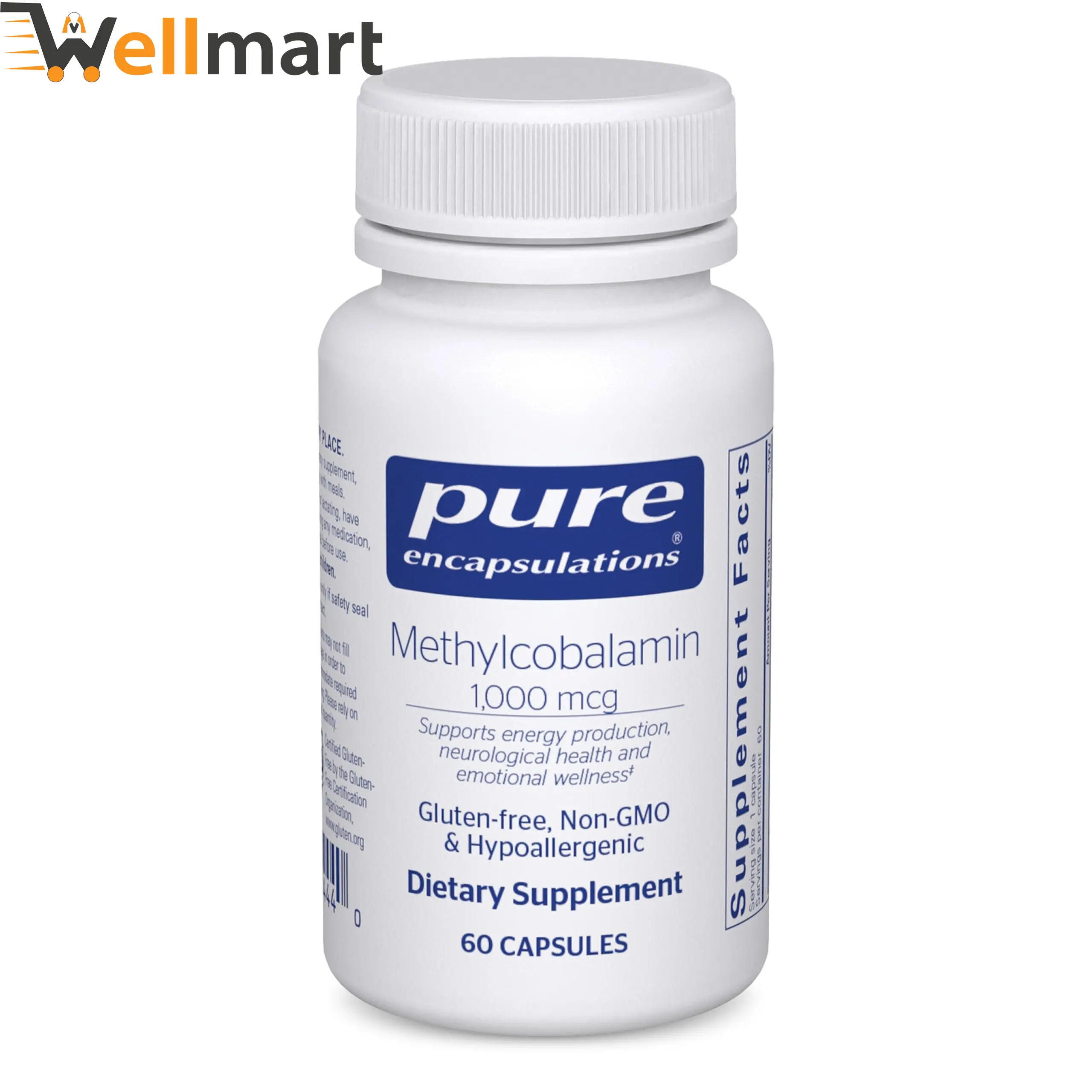 Pure Encapsulations Methylcobalamin 1,000 Mcg Capsules