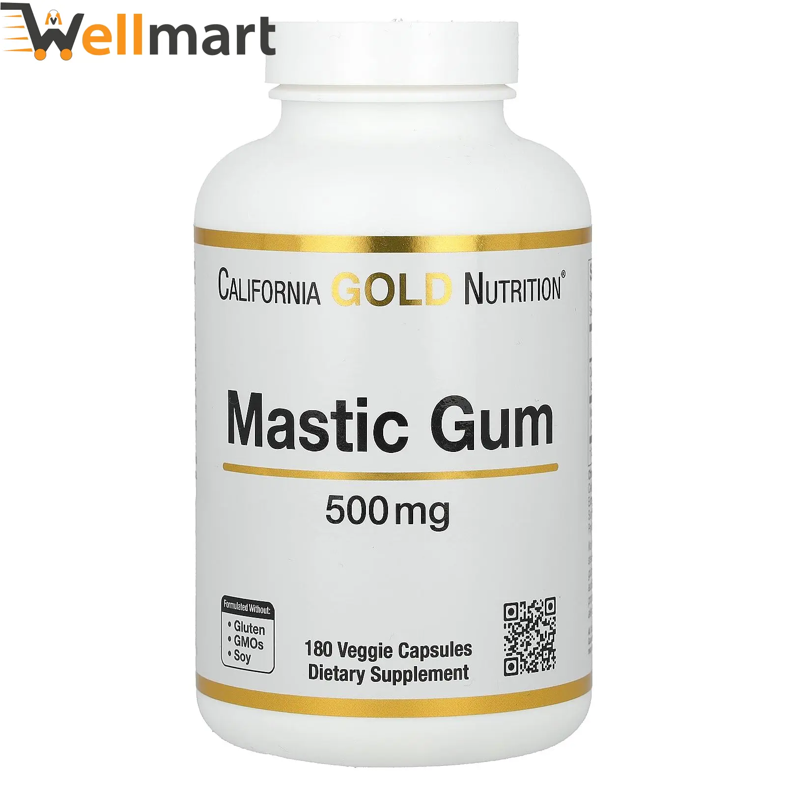 California Gold Nutrition Mastic Gum 500mg Capsules