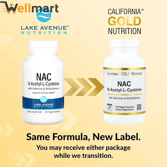 Lake Avenue Nutrition Nac N-acetyl-l-Cysteine Supplement