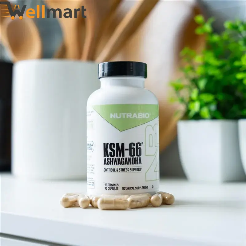 NutraBio KSM-66 Ashwagandha 600mg Capsules