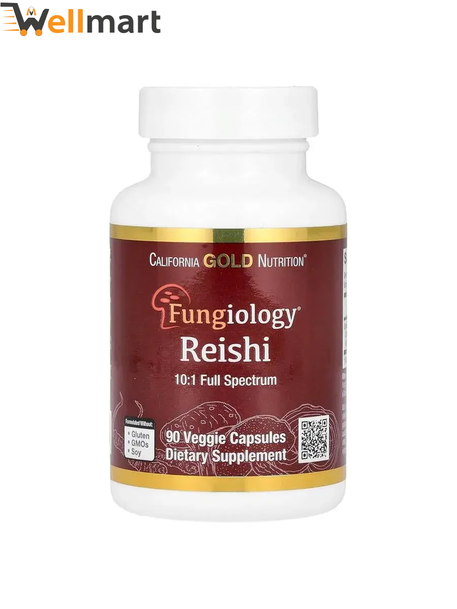 California Gold Nutrition Fungiology Reishi Capsules