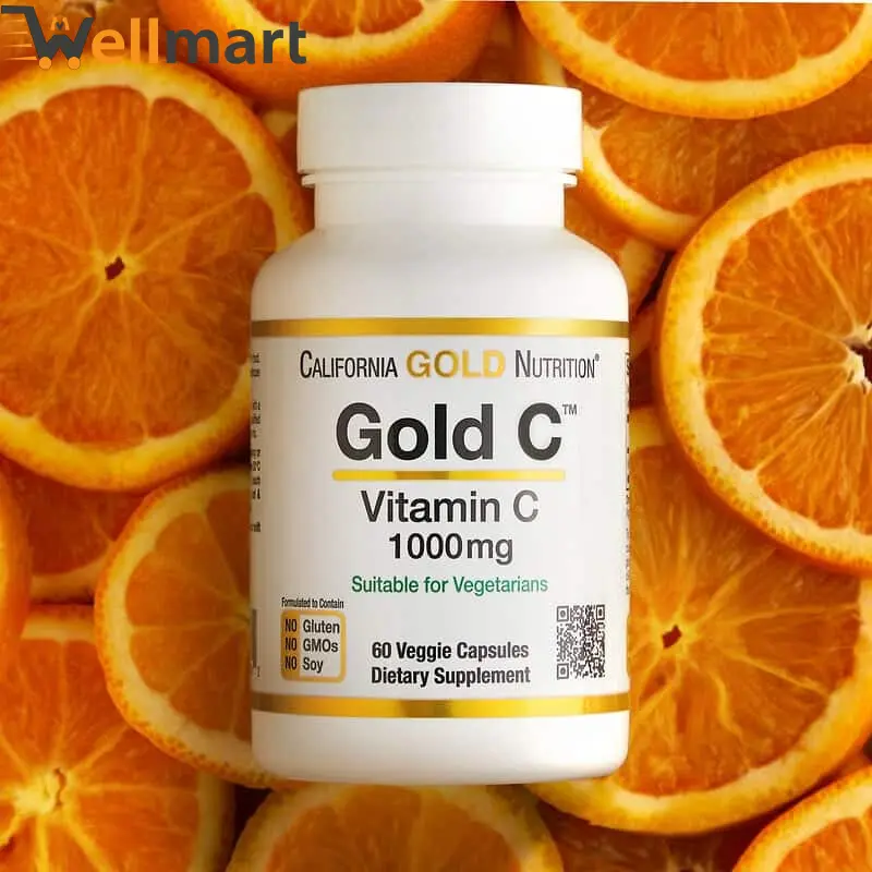 California Gold Nutrition Gold C Vitamin C 1000mg Capsules