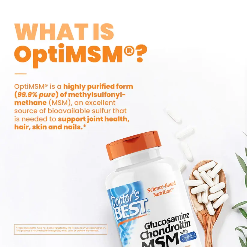 Doctor’s Best Glucosamine Chondroitin MSM with OptiMSM