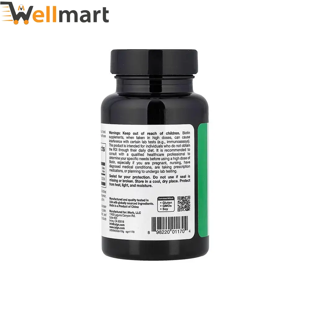 California Gold Nutrition Biotin 10000mcg Softgels