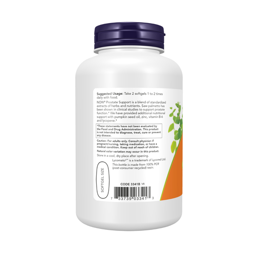 NOW Foods, Prostate Support, 180 Softgels