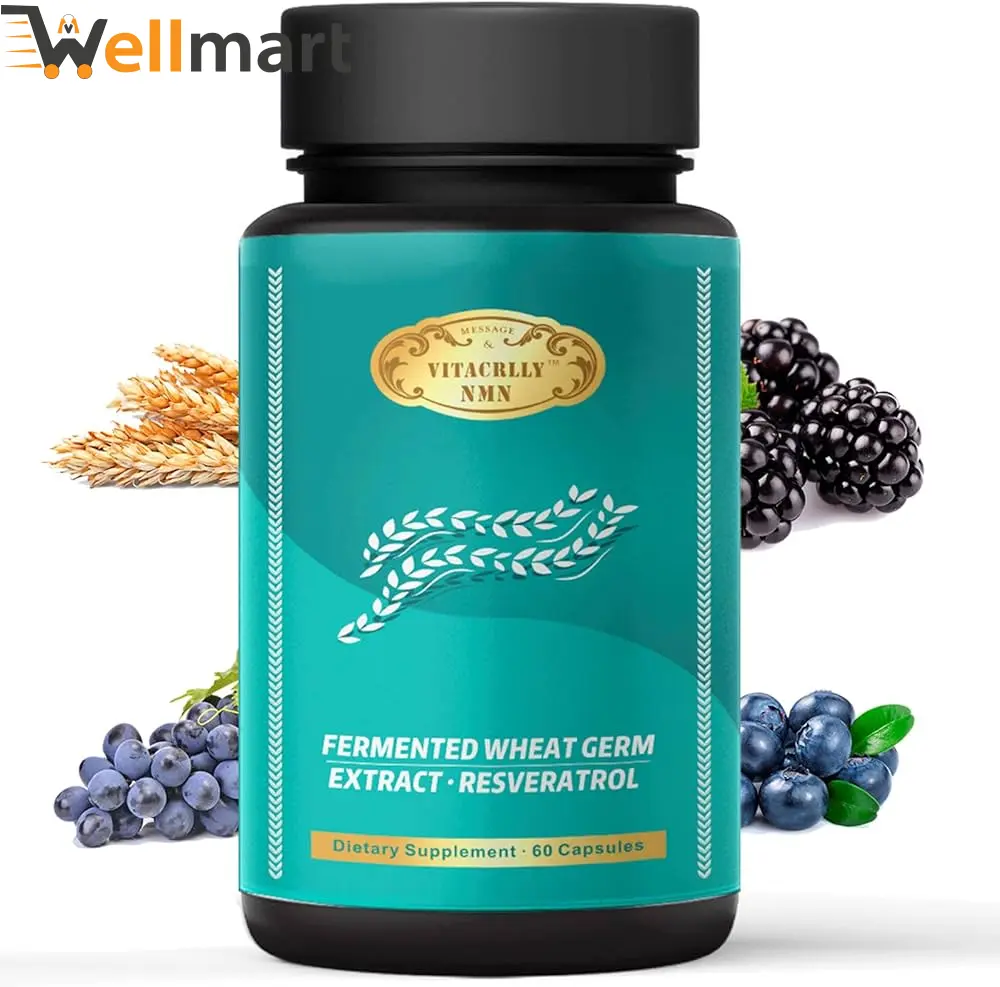 Vitacrlly Nmn Fermented Wheat Germ Extract Resveratrol