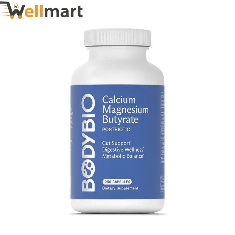BODYBIO Calcium Magnesium Butyrate Capsules