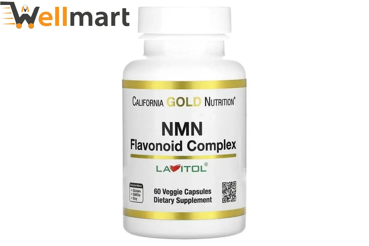 California Gold Nutrition NMN + Flavonoid Complex Capsules