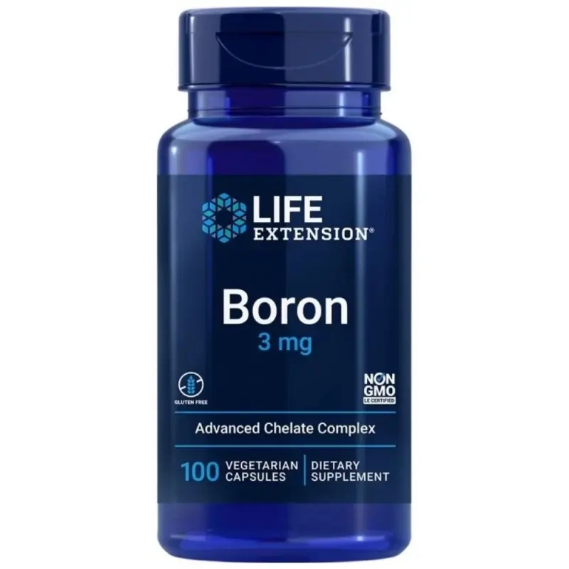 Life Extension Boron 3 mg – Triple Boron Complex with Vitamin B2