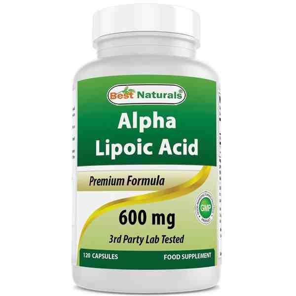 Best Naturals Alpha Lipoic Acid 600 mg