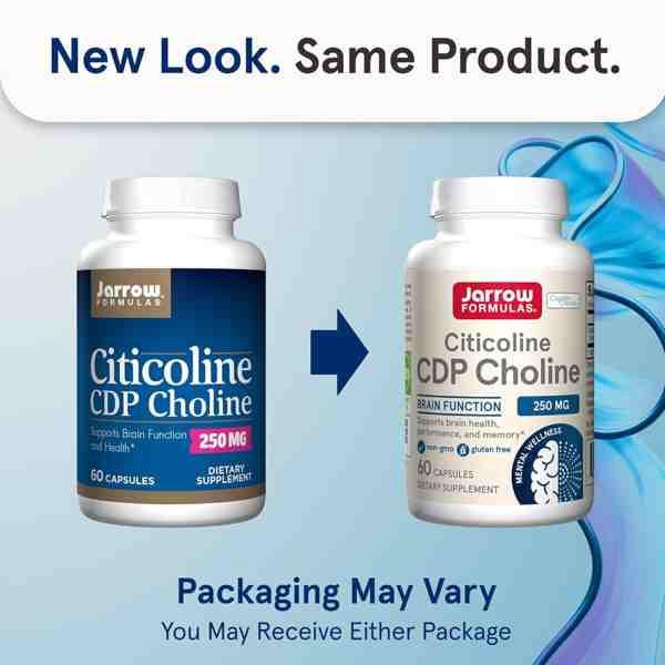 Jarrow Formulas Citicoline (CDP Choline) 250 mg