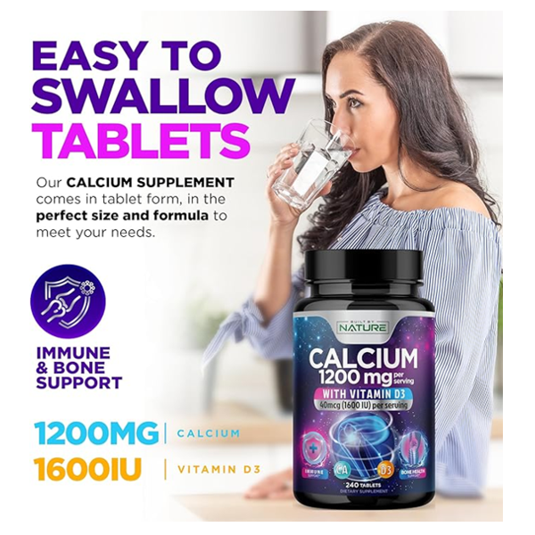 Nature Calcium 1200 Mg With Vitamin D3 Tablets
