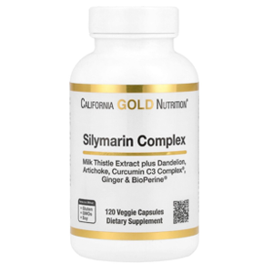 California Gold Nutrition Silymarin Complex Capsules