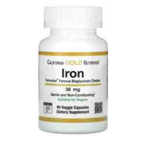 California Gold Nutrition Iron (Ferrochel®)