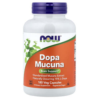 NOW Foods, Dopa Mucuna, 180 Veg Capsules