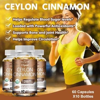 Balincer Organic Ceylon Cinnamon Capsules