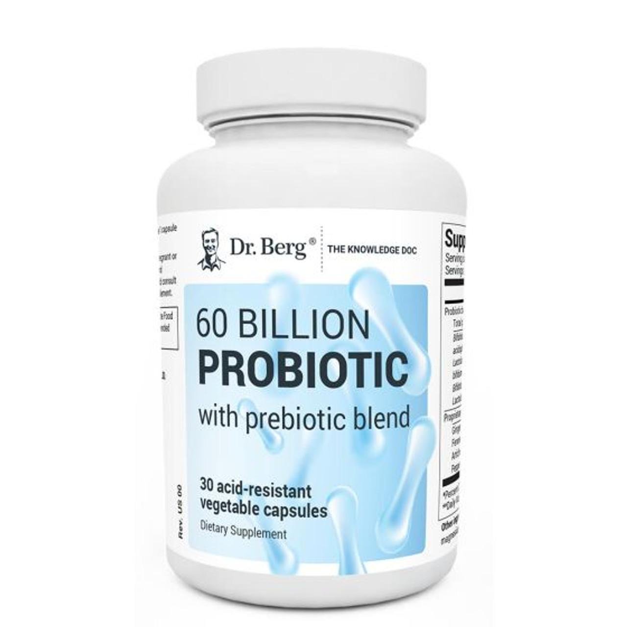 Dr. Berg 60 Billion Probiotic Supplement
