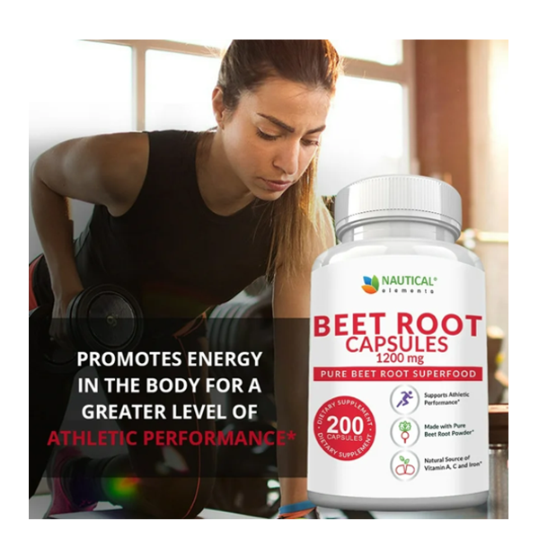 Nautical Elements Beet Root Capsules 1200 Mg