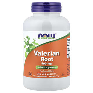 NOW Foods, Valerian Root, 500 mg, 250 Veg Capsules