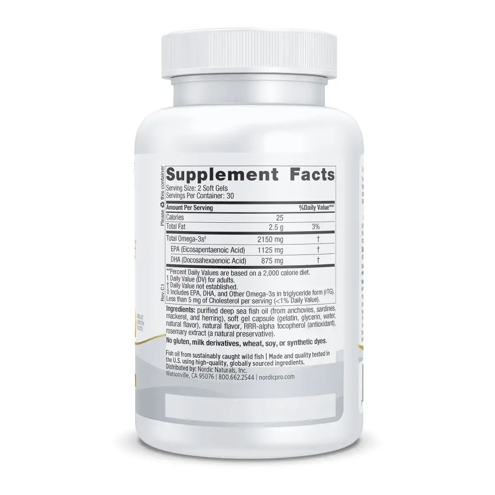 Nordic Naturals Pro Omega 2000 Supplement