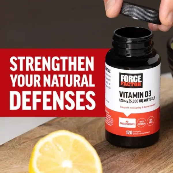 Force Factor Vitamin D3 Supplement