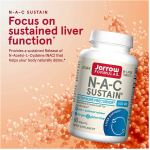 Jarrow Formulas Vegan N-a-c Sustain 600 Mg Capsules