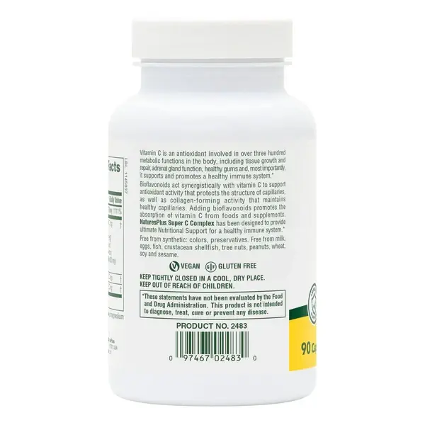 Natures Plus Super C Complex Supplement