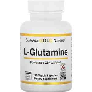 California Gold Nutrition L-Glutamine with AjiPure® |120 Capsules