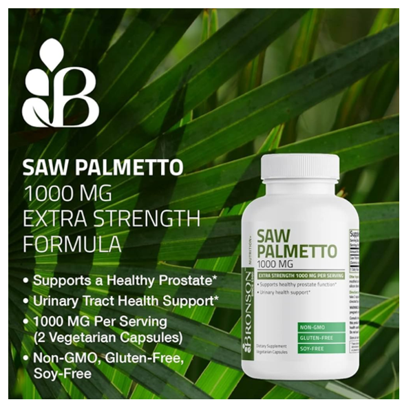 Bronson Saw Palmetto 1000 Mg Capsules