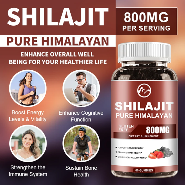 Minch Shilajit Pure Himalayan Gummies 800mg