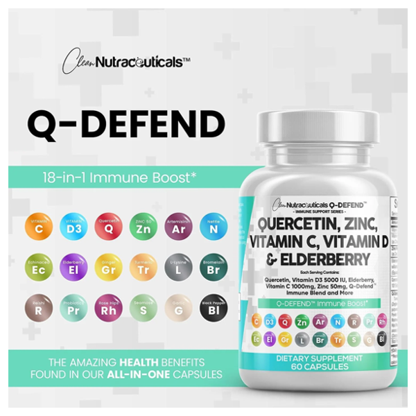 Clean Nutraceuticals Quercetin Capsules