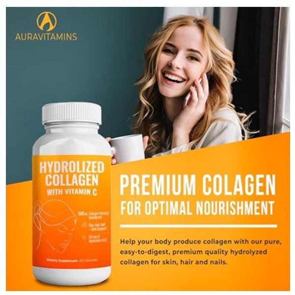 Aura Vitamin Hydrolyzed Collagen Capsules