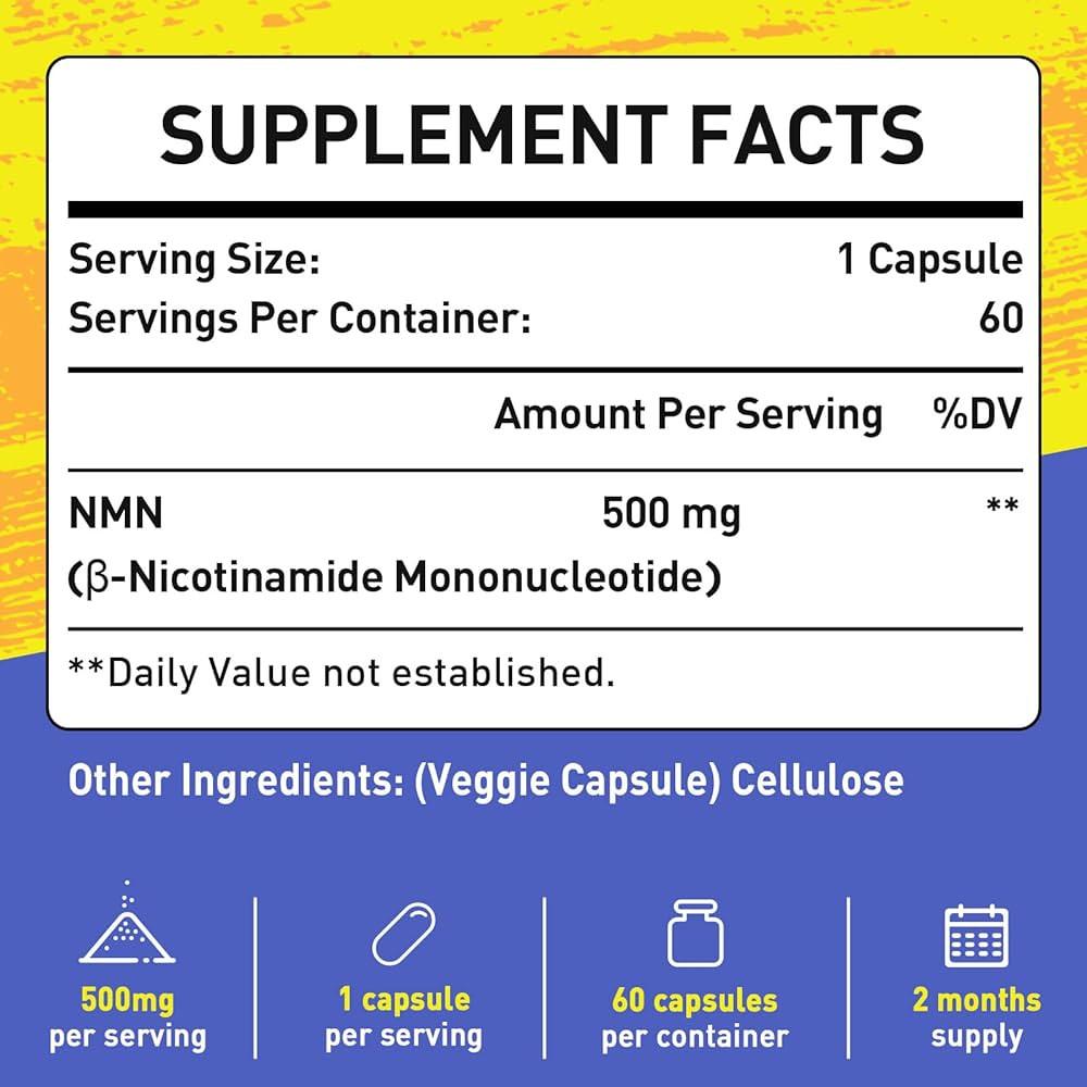 Besenify Pure NMN 500mg Supplement