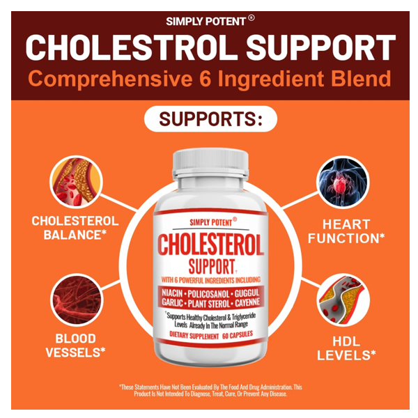 Simply Potent Cholesterol Support Capsules