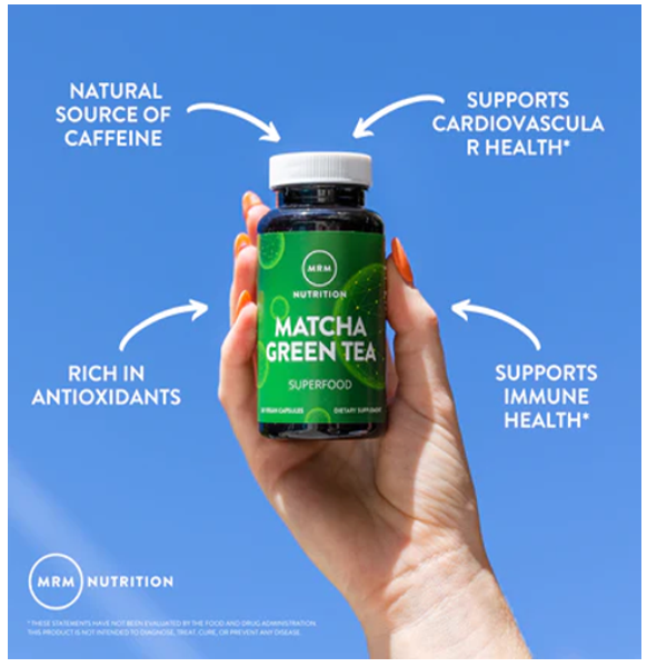 MRM Nutrition Matcha Green Tea Capsules