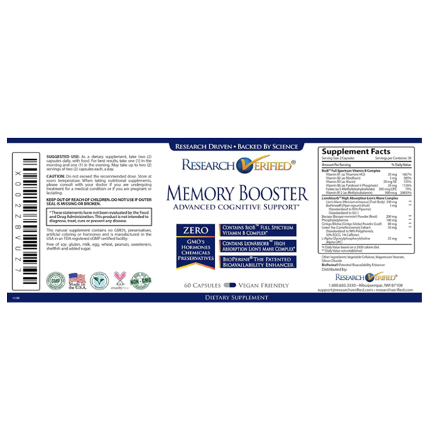 Research Verified Brain Booster Capsules