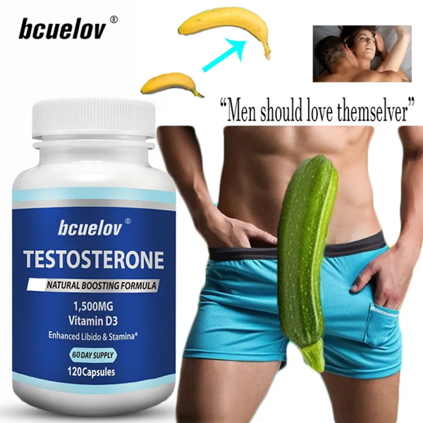 Bcuelov Testosterone Natural Boosting Formula Capsules
