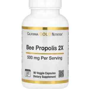 California Gold Nutrition Bee Propolis 2X | 90 Capsules